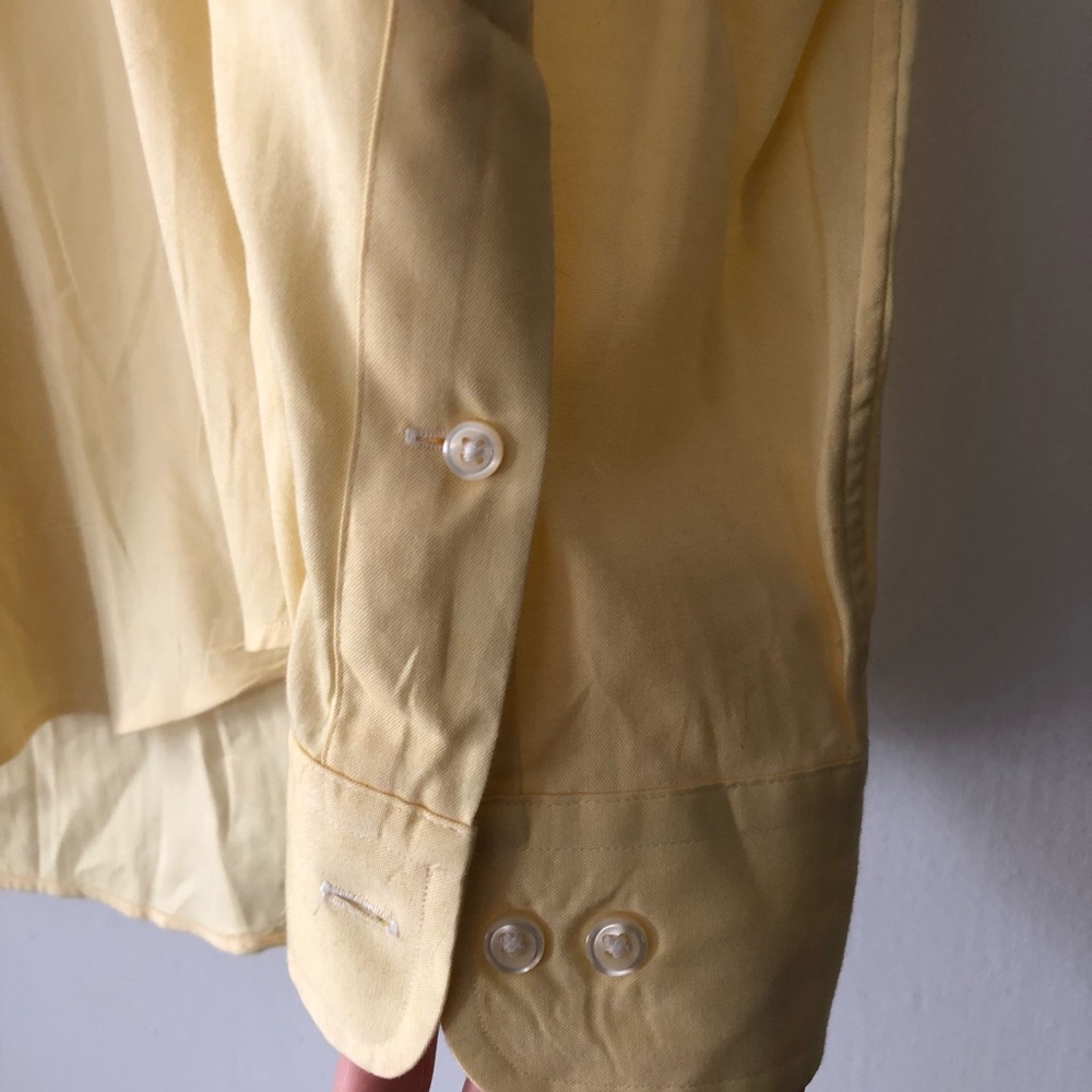🆕 NWOT YELLOW RALPH LAUREN CLASSIC FIT BUTTONDOWN - Picture 3 of 7